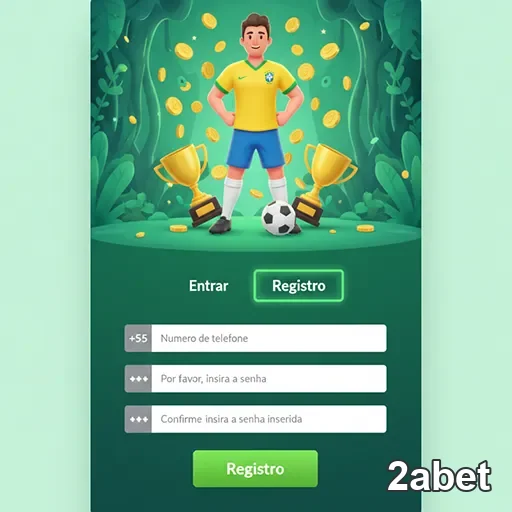 Jogador brasileiro interagindo com o aplicativo 2abet no celular.
