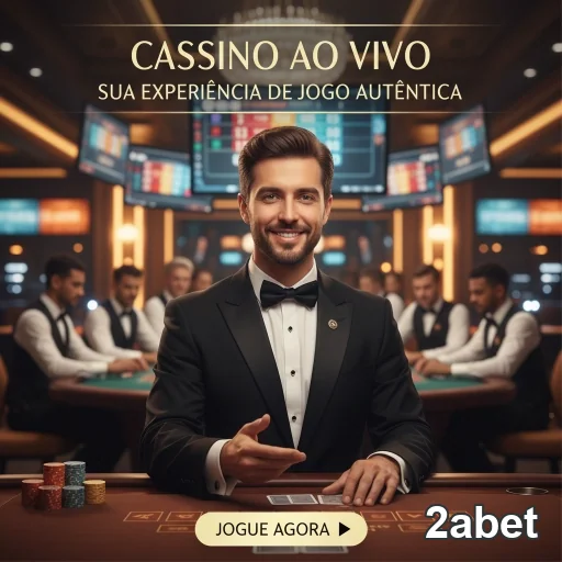 Jogador no cassino ao vivo da 2abet durante uma partida.