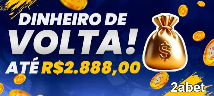 Promoção de cashback na 2abet com valores atrativos.