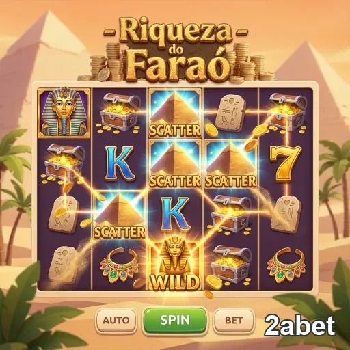 Ilustração do jogo 'Riqueza do Faraó' no 2abet.