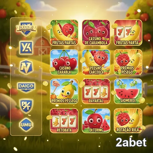 Tela do aplicativo 2abet com jogos de cassino disponíveis.